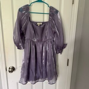 Lavender Selkie Copycat, Puff Sleeve